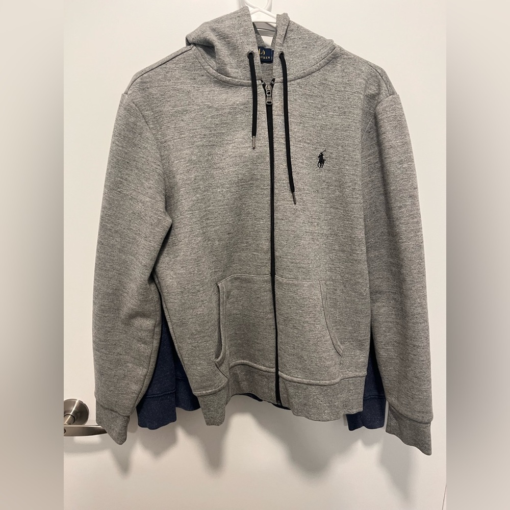 Polo zip up hoodie